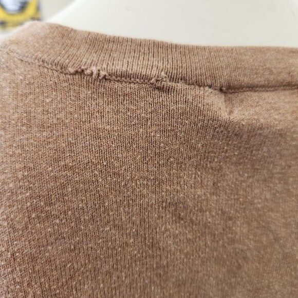 Merona m women's medium brown button-up cardigan sweater - Picture 3 of 6